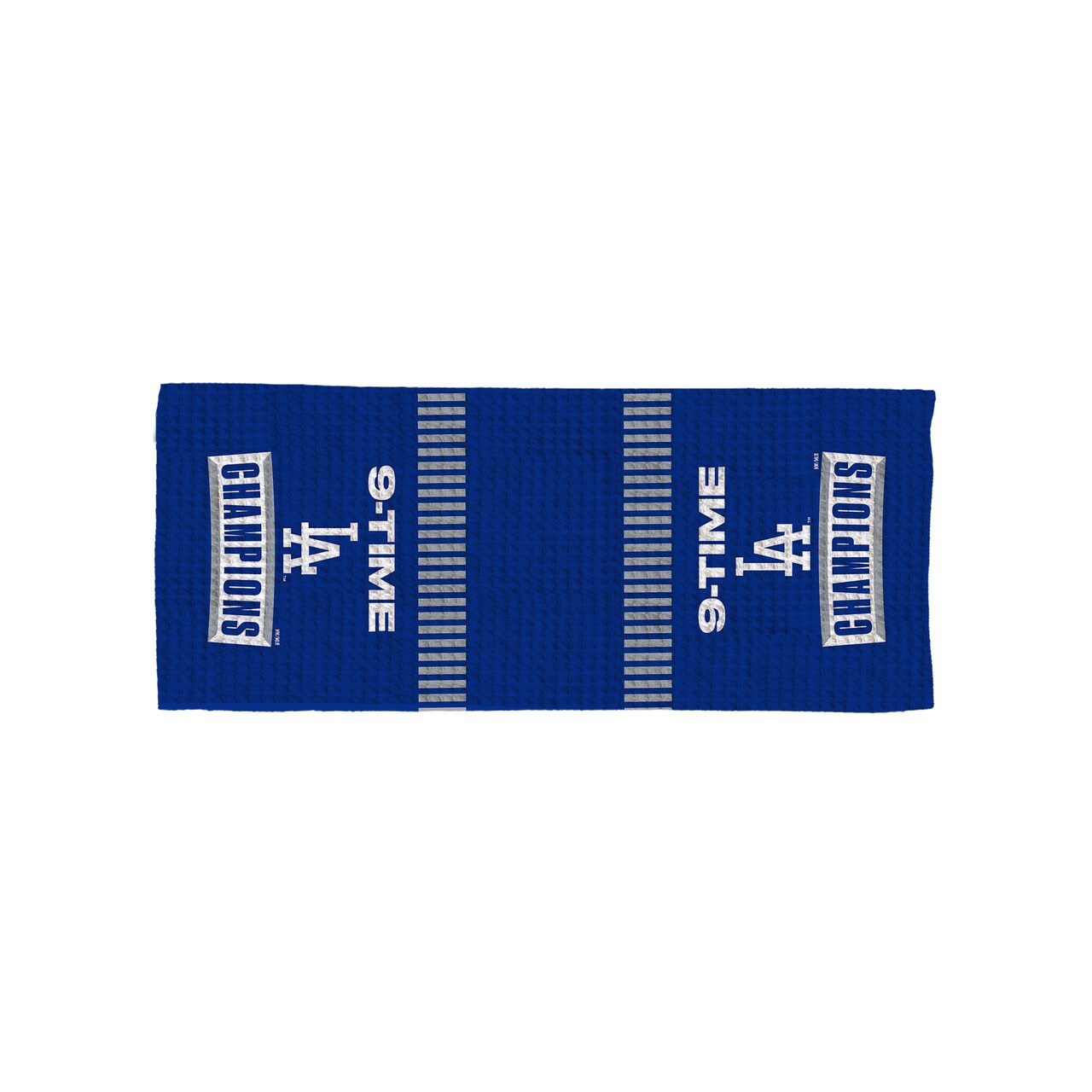 MLB Los Angeles Dodgers 2025 World Series Multi Champ Burst Cooling Towel 12x31.5 inches